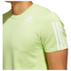 Adidas Ανδρική κοντομάνικη μπλούζα Primeblue Aeroready 3-Stripes Slim Tee